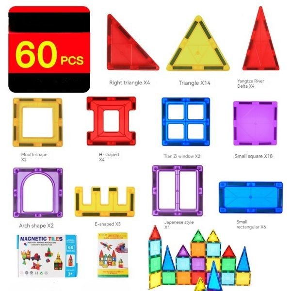 Jeu de construction - Bloc Magnétique - Mon Beau Jeu