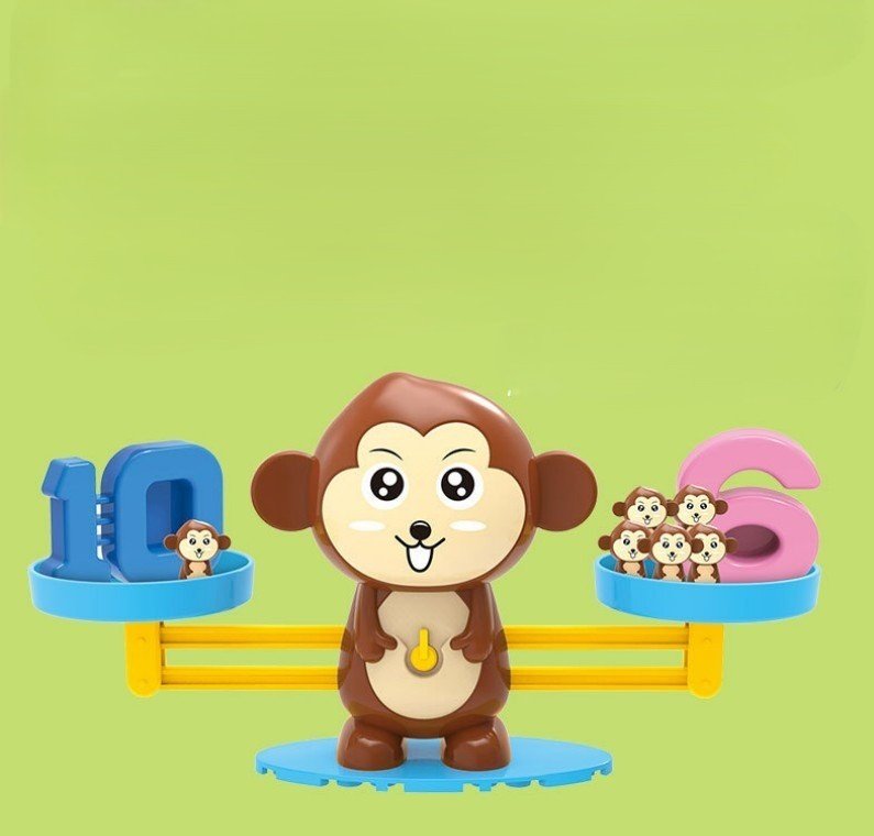 Jeu éducatif 2 ans + | La Balance Singe - Mon Beau Jeu