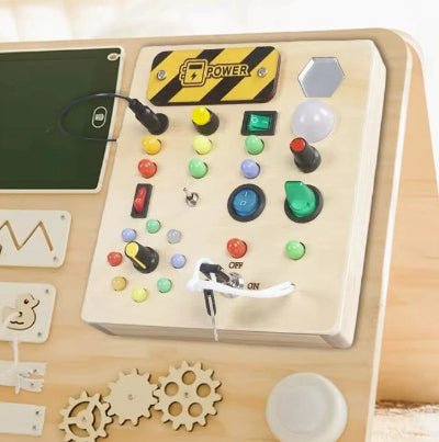 Planche Montessori - BusyBoardCircuit™ - Mon Beau Jeu