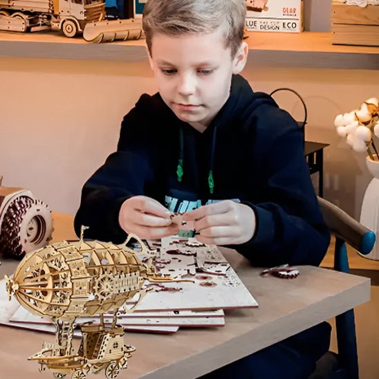 Puzzle en Bois 3D - Zeppelin - Mon Beau Jeu