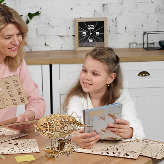 Puzzle en Bois 3D - Zeppelin - Mon Beau Jeu