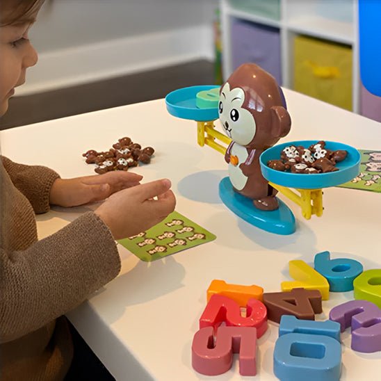 Jeu éducatif 2 ans + | La Balance Singe - Mon Beau Jeu