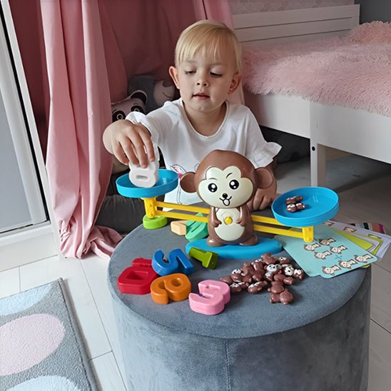 Jeu éducatif 2 ans + | La Balance Singe - Mon Beau Jeu
