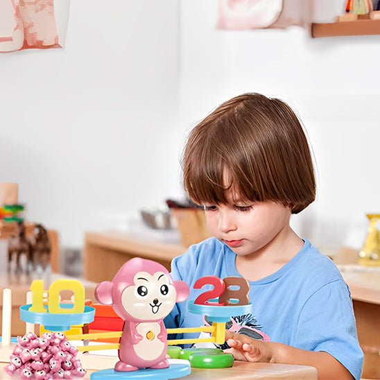 Jeu éducatif 2 ans + | La Balance Singe - Mon Beau Jeu
