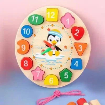 Jouet en Bois - WoodenToys™ - Horloge - Mon Beau Jeu