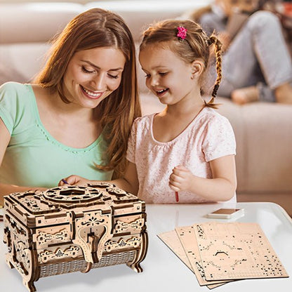 Puzzle en Bois 3D - Coffre - Mon Beau Jeu