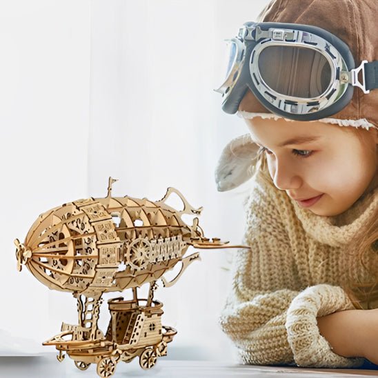 Puzzle en Bois 3D - Zeppelin - Mon Beau Jeu