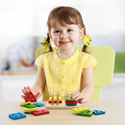Puzzle en bois | Formes et Couleurs - Mon Beau Jeu