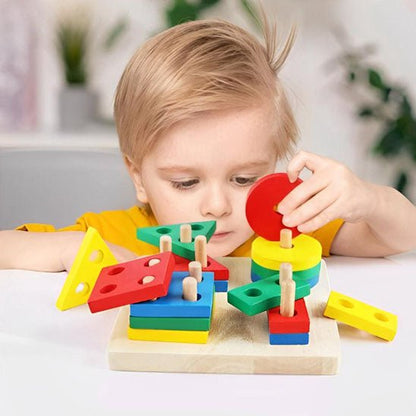 Puzzle en bois | Formes et Couleurs - Mon Beau Jeu
