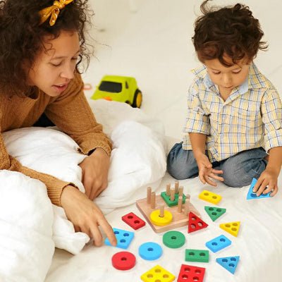 Puzzle en bois | Formes et Couleurs - Mon Beau Jeu