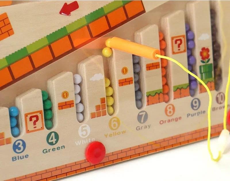 Puzzle en bois - Labyrinthe magnétique - Mon Beau Jeu