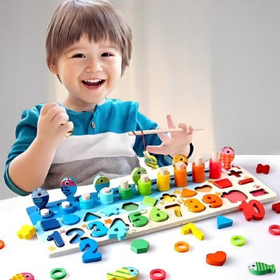Puzzle en Bois | Mathématique Montessori - Mon Beau Jeu