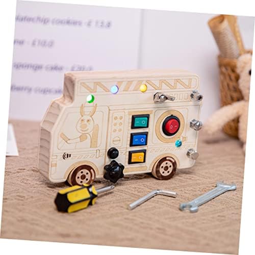 Tableau Montessori - BusyBoardCircuit™ - Camion de pompier - Mon Beau Jeu