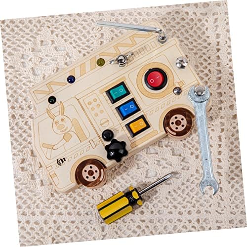 Tableau Montessori - BusyBoardCircuit™ - Camion de pompier - Mon Beau Jeu