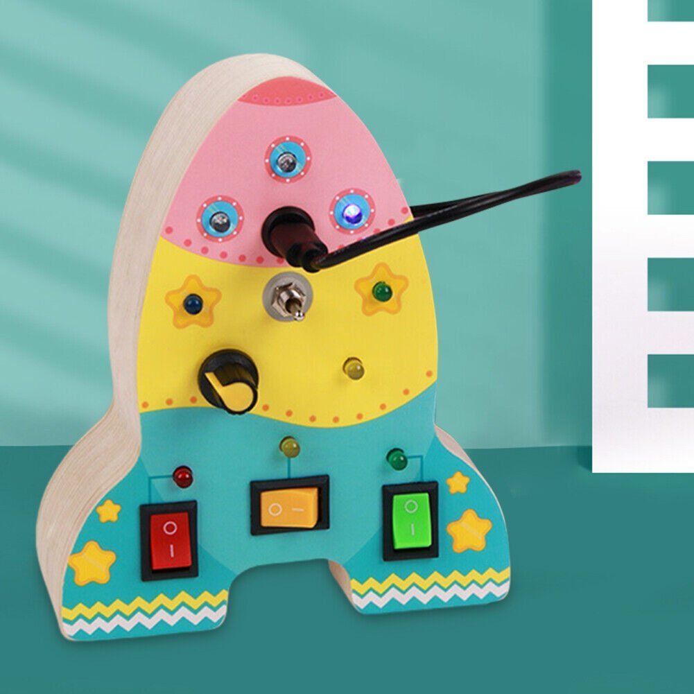 Tableau Montessori - BusyBoardCircuit™ - Fusée - Mon Beau Jeu