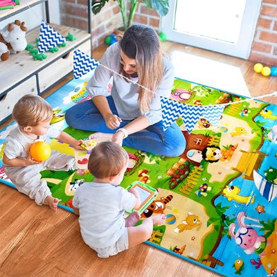 Tapis d'éveil | AlphaFerme™ - Mon Beau Jeu