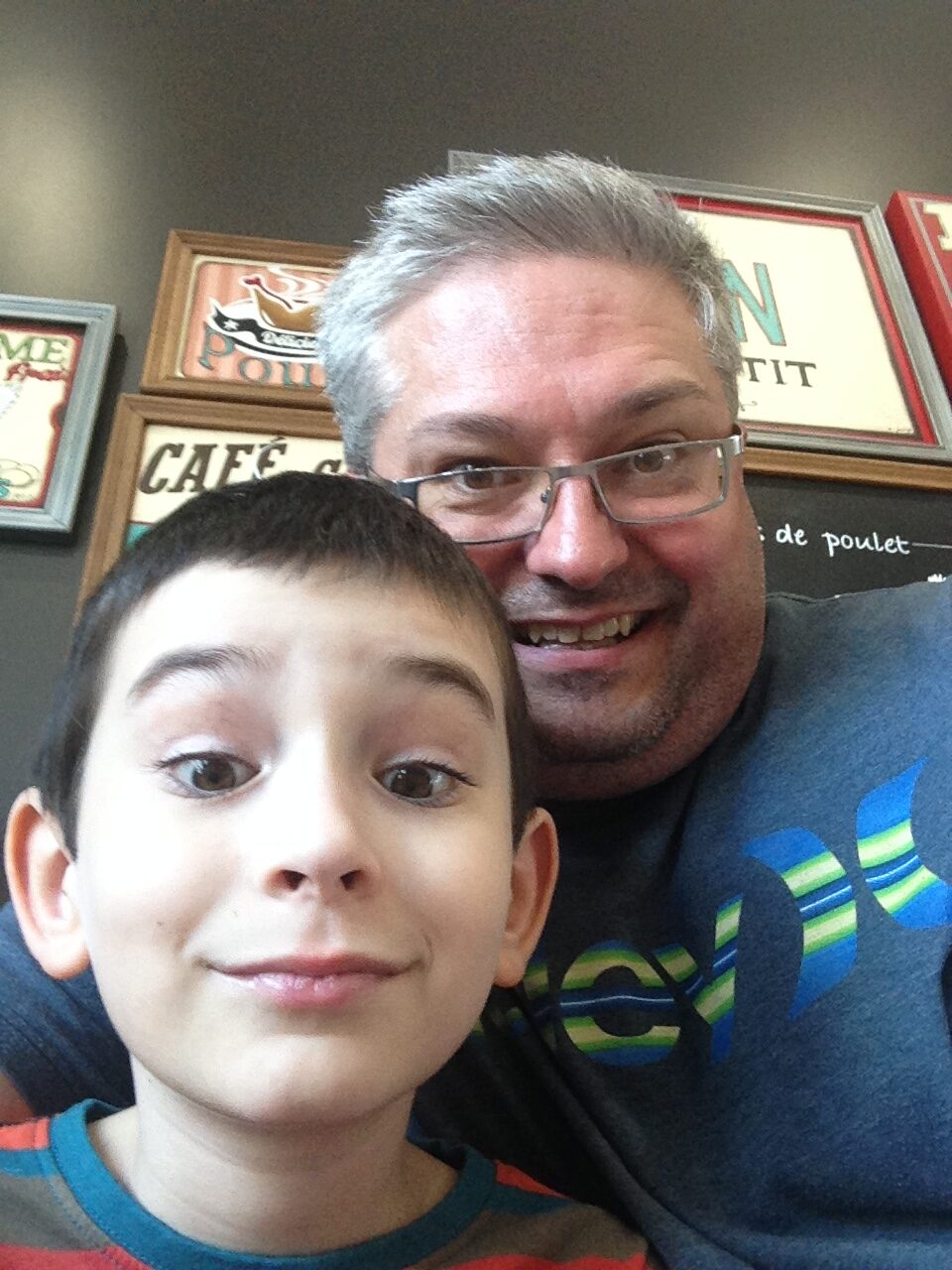 Papa typique et fils atypique