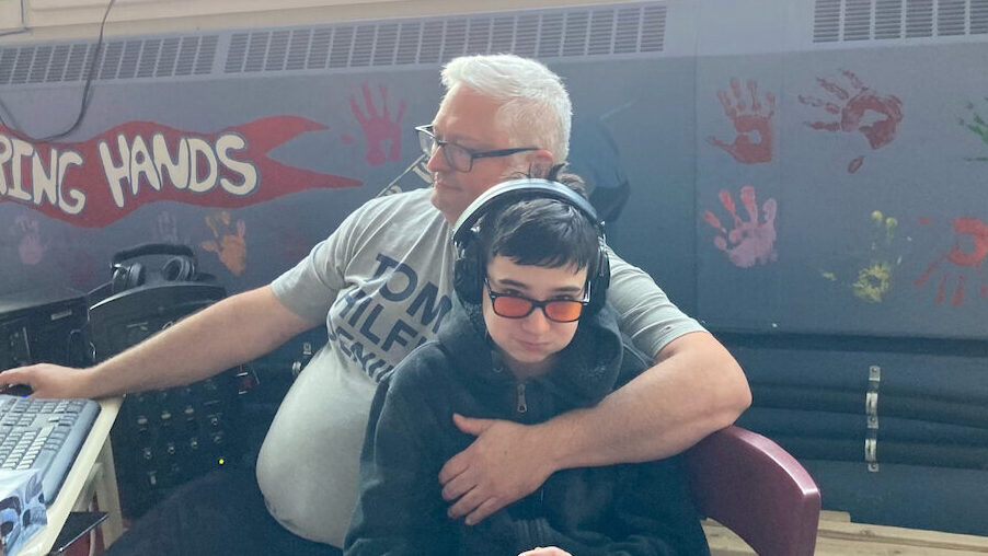 Une photo avec mon fils autiste