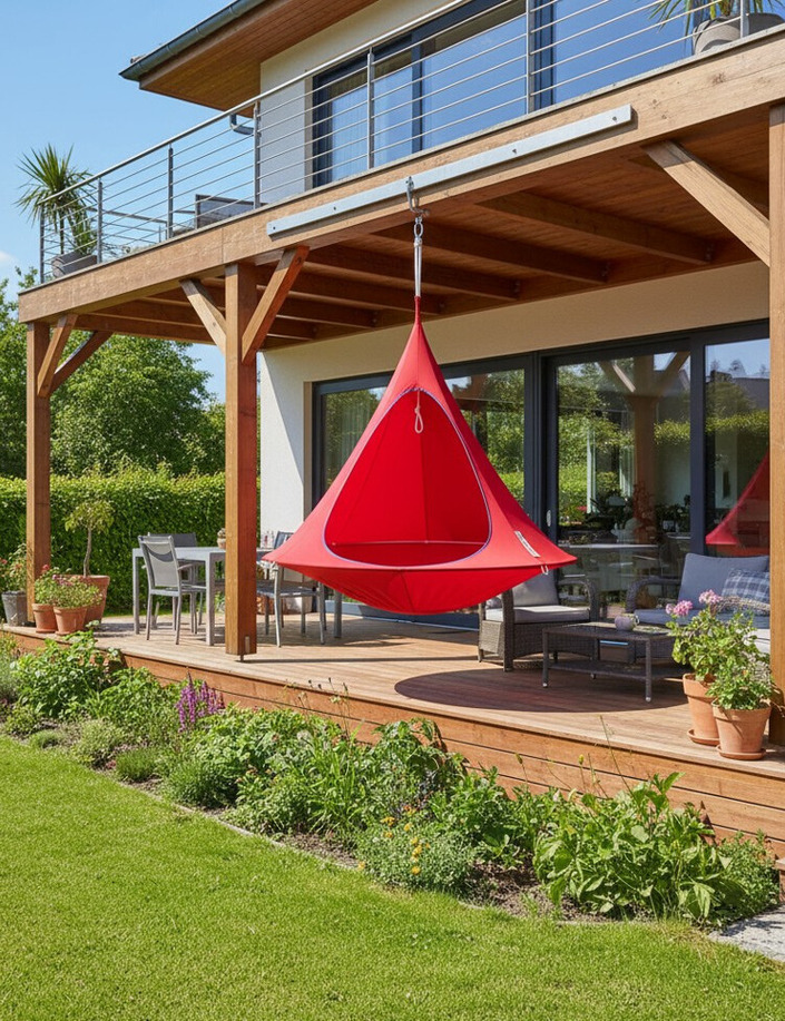 Chaise ou hamac pour l'extérieur ou l'intérieur