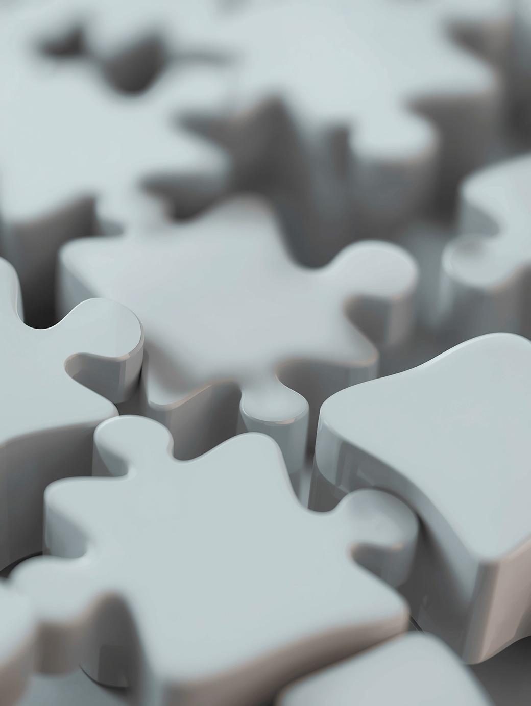 Touche de clavier en forme de puzzle